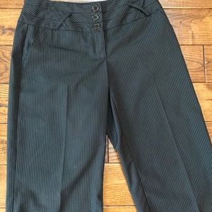 Adolfo dressy cropped wide leg pants.